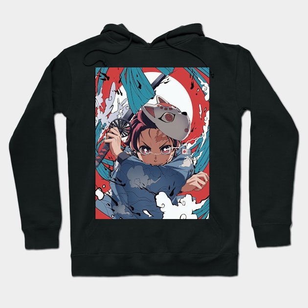 Tanjiro Kamado Hoodie by Sajiiii